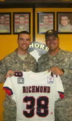 Richmond Football Jersey Makes Its Way To Iraq