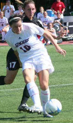 Women's Soccer Heads North For A-10 Action; Venue And Game Time Changed For Today's Match