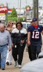 Spider Football Players Join National Walk At Lunch Day