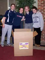Richmond Student-Athletes Collect 138 Pounds Of Food And Raise $1,000 In A-10 Food Drive