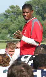 Latrell Scott Throwing First Pitch At Sunday's Squirrels Game