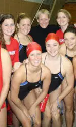 Wager, Edelman Honored On CAA 25th Anniversary Swimming & Diving Teams