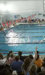 Swimming Hosts Tribe Tonight At 5 P.M.