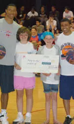 Spiders Help Raise $1,700 For ASK Foundation At Tuckahoe Charity Game