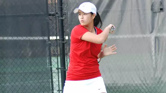 Tennis Wins Doubles Point But Falls To Maryland 6-1