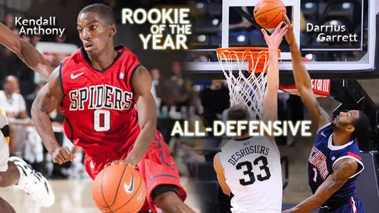 Anthony Named Rookie of Year, Garrett All-Defensive
