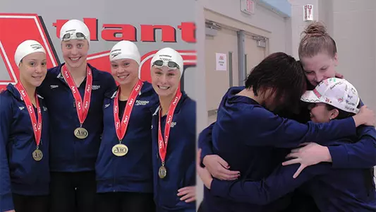 Swim & Dive Sweeps Relays,Breaks Pool Records