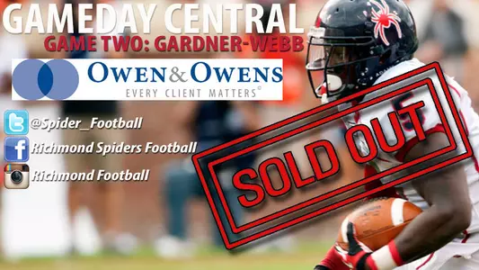 Spiders Host Gardner-Webb In Home Opener