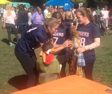 Several Spiders Participate In Trick Or Treat Street