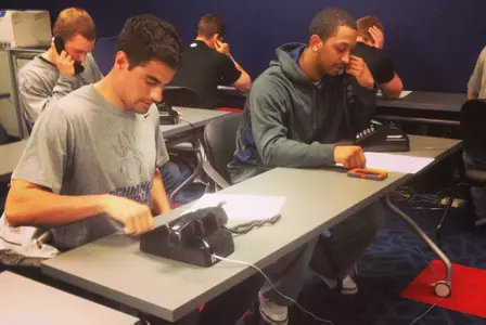 Student-Athletes Thank Spider Club Members