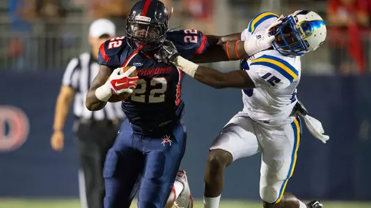 Spider Football Rolls Past Morehead State, 55-10