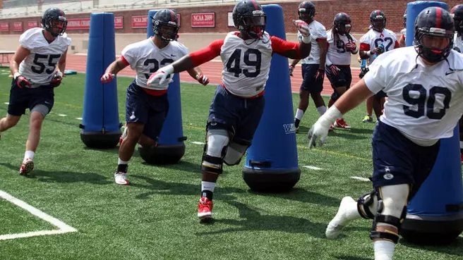 Spider Football Practice No. 2 Report