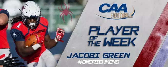 Jacobi Green Named CAA Offensive Player of the Week