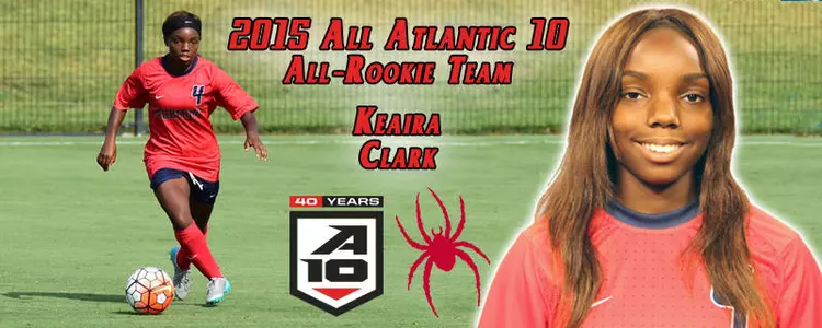 Clark Named To A-10 Women's Soccer All-Rookie Team