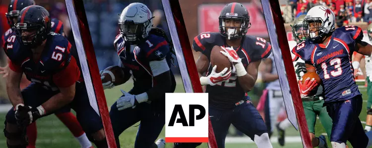 Richmond Quartet Tabbed As AP All-Americans