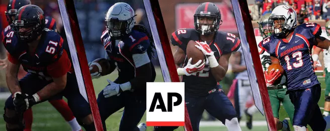 Richmond Quartet Tabbed As AP All-Americans