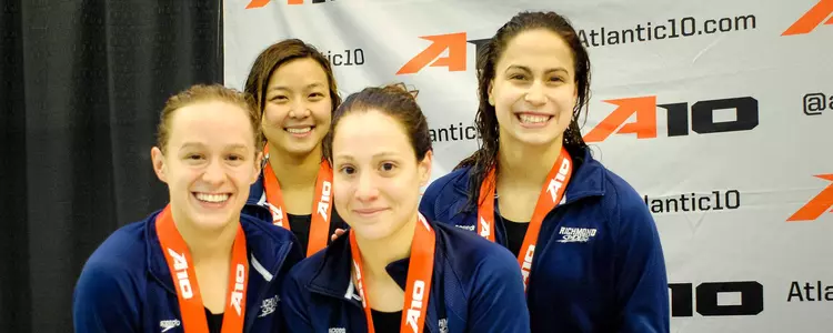 Spiders Swimmers Close Gap After Day Two At A-10s