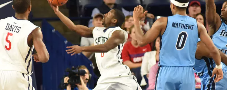 Rhode Island Slips Past Spiders At Sold-Out Robins Center