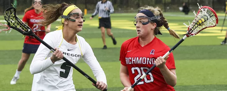 Women's Lacrosse Falls in Second Half at Oregon