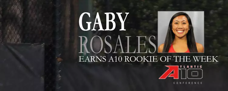 Gaby Rosales Wins A-10 Rookie Of The Week Honors