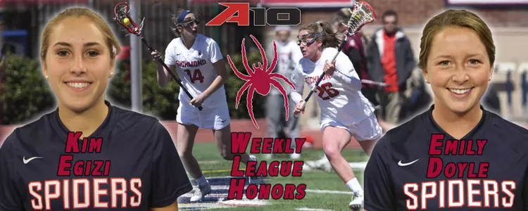 Doyle And Egizi Earn Weekly A-10 Honors