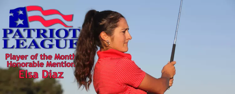 Elsa Diaz Earns Patriot League Honorable Mention Accolades