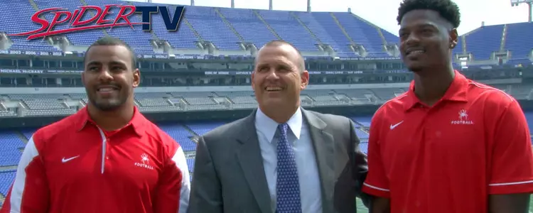 SpiderTV Behind-The-Scenes At CAA Football Media Day