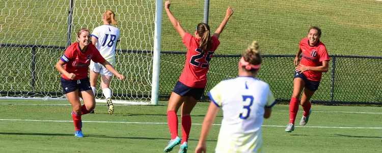UR Soccer Posts 4-0 Win Over Undefeated Delaware