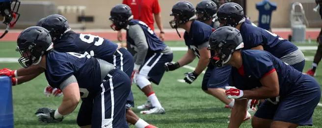 Spider Football Practice Report No. 1