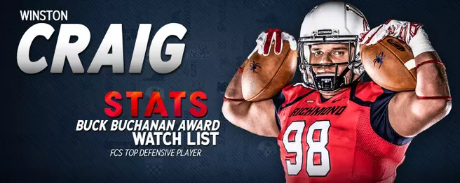 Craig Named To Buck Buchanan Award Watch List