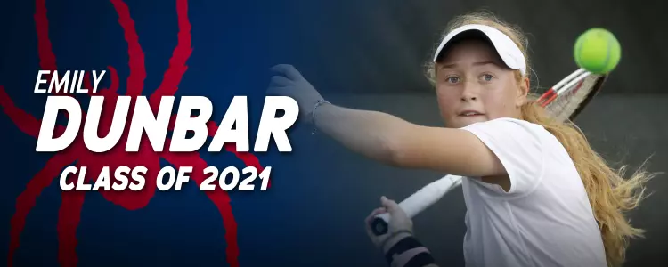 Spiders Ink Tennis Standout Emily Dunbar