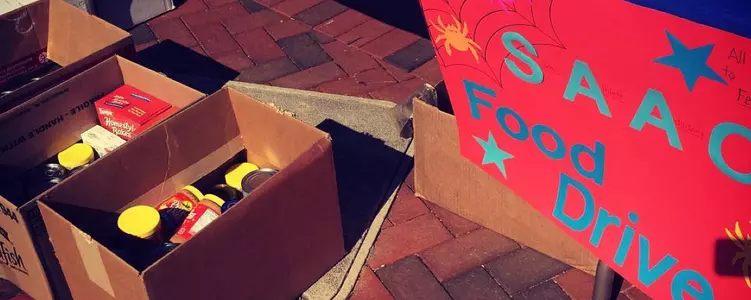 SAAC Food Drive Brings In Over 350 Pounds For FeedMore