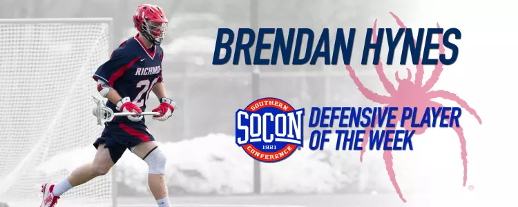 Hynes Named SoCon Defensive Player of the Week