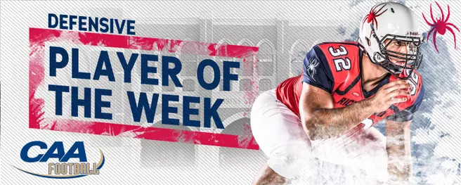 Waller Named CAA Defensive Player Of The Week