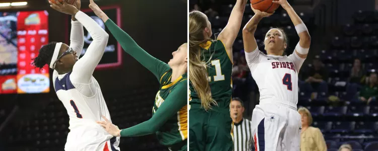 Spiders Drop Tough One to George Mason at Home, 54-50