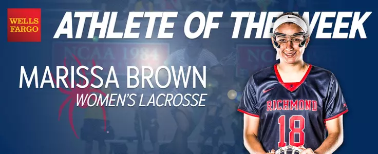 Marissa Brown Named Wells Fargo Athlete of the Week