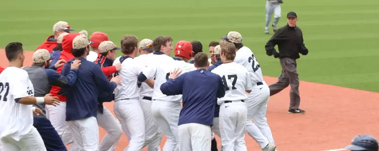 Walk-Off Win Evens Series with Rhode Island