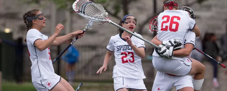 Spiders Grind Out 13-11 Win, Advance to A-10 Semis