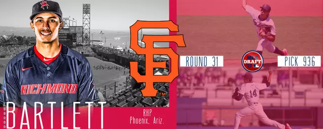Bartlett Selected by Giants in the 31st Round of MLB Draft