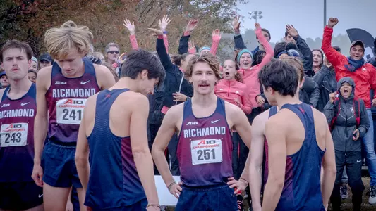 Men's Cross Country Celebration