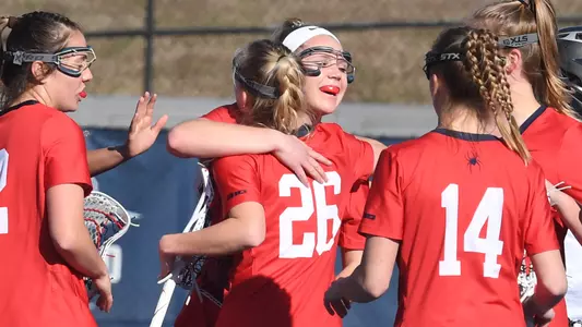 Women's Lacrosse Celebration Longwood