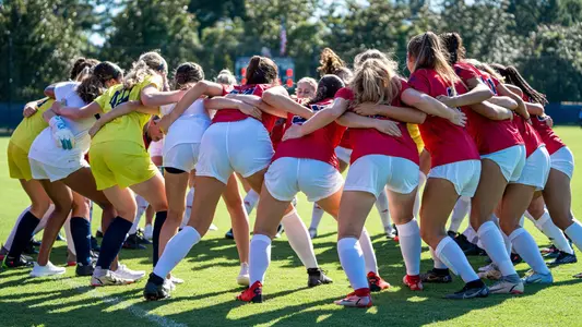 Women's Soccer Huddle
