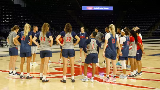 WBB Team Huddle