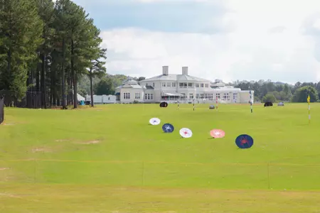 Driving range at Independence Golf Course