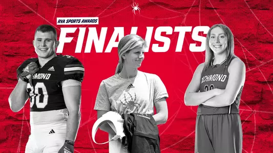 RVA Sports Award nominees from Richmond for 2024 (l to r): Tristan Wheeler, Anne Harrington, Addie Budnik