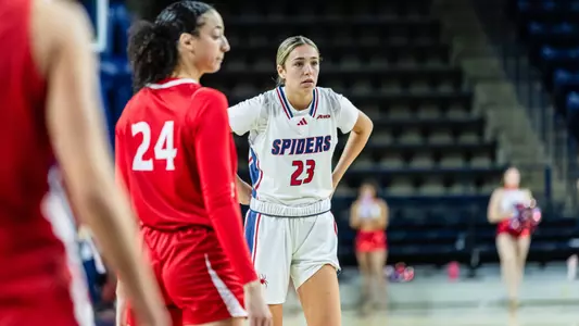 Courtney Swider looking into the distance against American