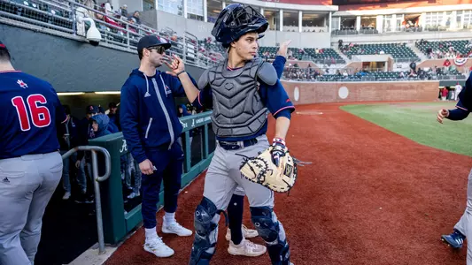 Richmond baseball game 1 at Alabama.Shot Friday, Feb. 17, 2023. Photo by Vasha Hunt.