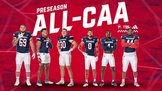 Preseason All-CAA selections Ryan Coll, Marlem Louis, Aaron Banks, Tristan Wheeler, Bryson Parker and Jeremiah Grant