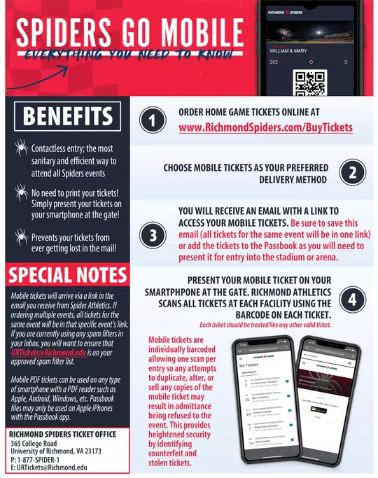 Spiders Mobile Ticketing P1