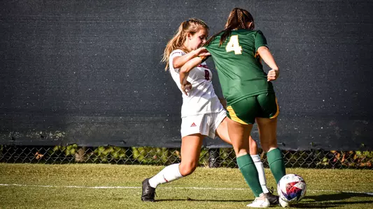 Kiley Fitzgerald going for a ball against George Mason